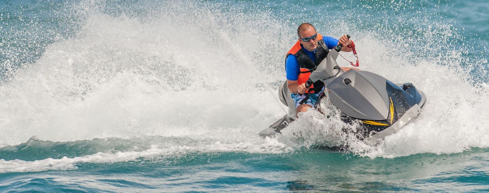 Man on jet ski